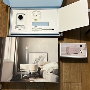 Miku baby monitor, floor stand, and travel case!